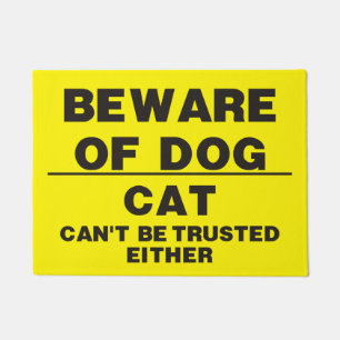 Felpudo Guárdese de perro