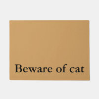 guárdese del doormat del gato