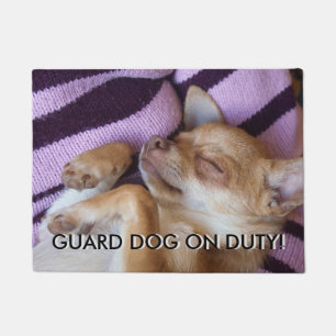 Felpudo ¡Guardia Perro Al Servicio!