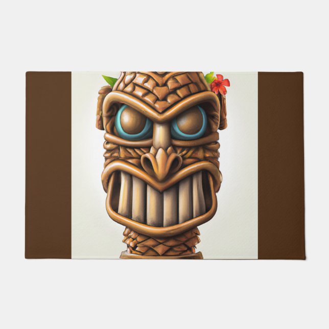 Felpudo Guardián de Tiki de Savage (Anverso)