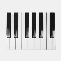 Guay divertido con las claves de piano antiguas