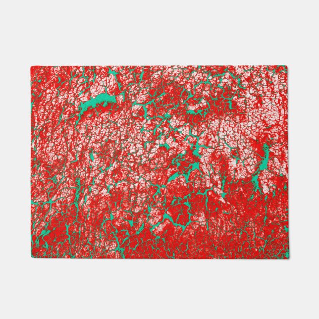 Felpudo Guay Funky de colores brillantes (Anverso)