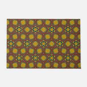 Felpudo Guay Red Yellow Personalizado Tamaño Tribal Mascot