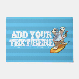 Felpudo Guay Surfing Polar Bear con Personalizado de cócte