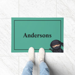 Felpudo Guerrero de Ninja en verde