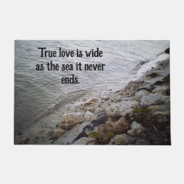 Felpudo Guijarros en la playa