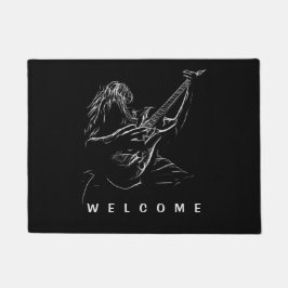 Felpudo Guitarista Silhouette