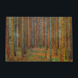 Felpudo Gustav Klimt - Bosque Pino de Tannenwald<br><div class="desc">Bosque Fir/Selva de Pino Tannenwald - Gustav Klimt,  Oil on Canvas,  1902</div>