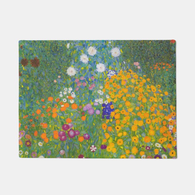 Felpudo Gustav Klimt Cottage Garden (Anverso)