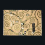 Felpudo Gustav Klimt - El árbol de la vida, la frisa de es<br><div class="desc">El árbol de la vida,  Stoclet Frieze,  parte central del panel izquierdo - Gustav Klimt,  Cardboard,  1909</div>