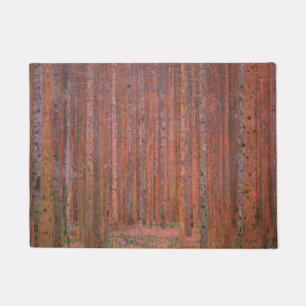 Felpudo Gustav Klimt Fir Forest Tannenwald