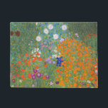 Felpudo Gustav Klimt Flor Jardín Naturaleza<br><div class="desc">Un bonito cuadro del jardín,  un cuadro clásico de Gustav Klimt,  llamado Cottage Garden,  o Bauergarten,  1907,  que se encuentra cerca de un jardín de flores,  un cuadro de flores de colores.</div>