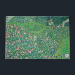 Felpudo Gustav Klimt - Paisaje de los jardines italianos<br><div class="desc">Paisaje Jardín Italiano / Paisaje Horticultural Italiano - Gustav Klimt,  Petróleo en Lienzo,  1913</div>