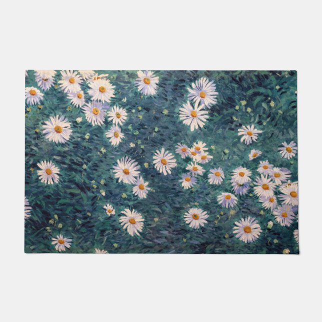 Felpudo Gustave Caillebotte - Cama de Daisies, detalle (Anverso)