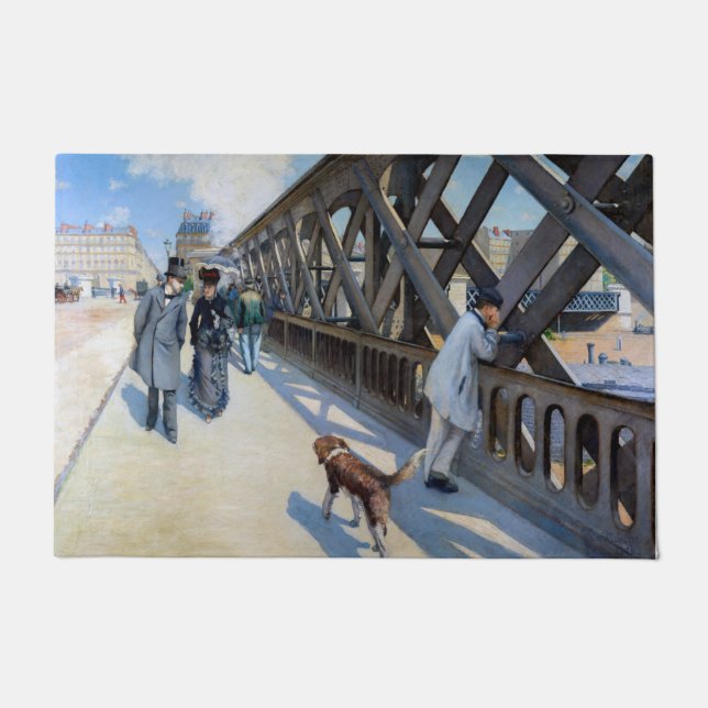 Felpudo Gustave Caillebotte - El Puente de Europa (Anverso)