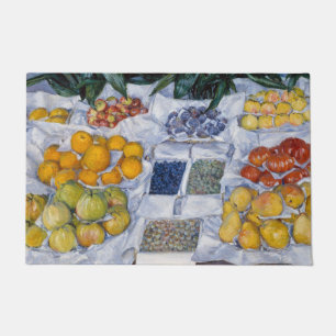 Felpudo Gustave Caillebotte - Frutas exhibidas en un puest