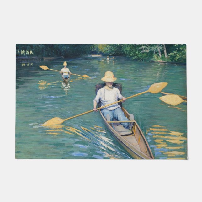 Felpudo Gustave Caillebotte - Saltos en los Yerres (Anverso)