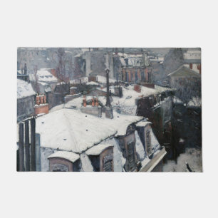 Felpudo Gustave Caillebotte - Techos en la nieve