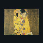 Felpudo GUSTAVO KLIMT - El beso 1907<br><div class="desc">GUSTAVO KLIMT - El beso 1907
Efecto metalizado del aceite y de oro en lona</div>