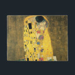 Felpudo GUSTAVO KLIMT - El beso 1907<br><div class="desc">GUSTAVO KLIMT - El beso 1907
Efecto metalizado del aceite y de oro en lona</div>