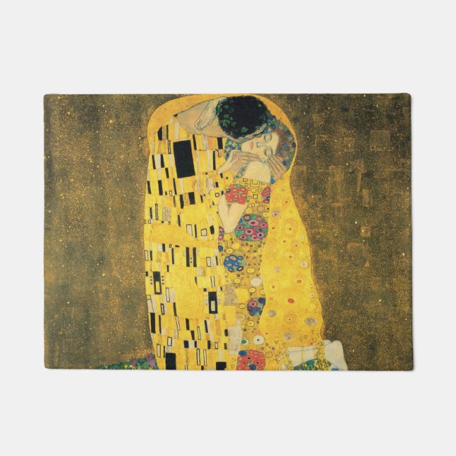 Felpudo GUSTAVO KLIMT - El beso 1907 (Anverso)