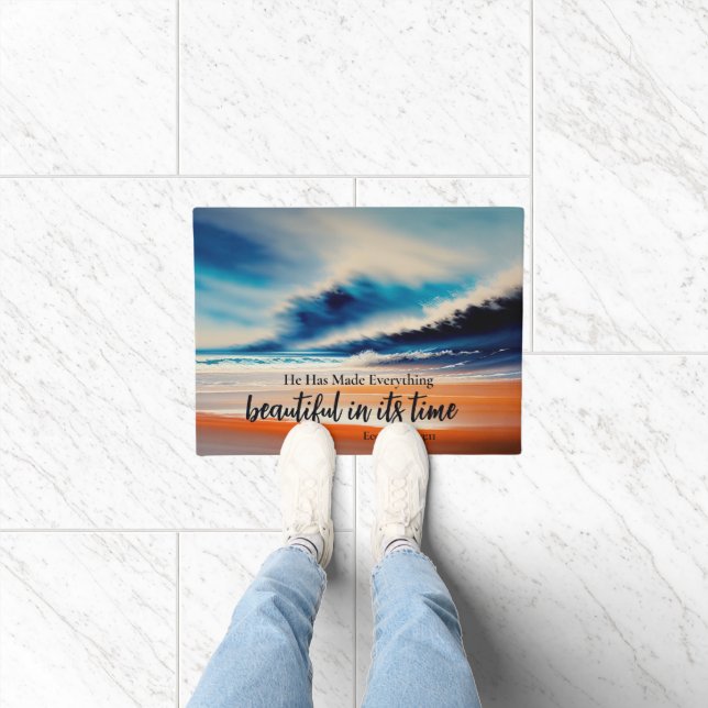 Felpudo Ha Hecho Todo Lo Hermoso Doormat (Interior)