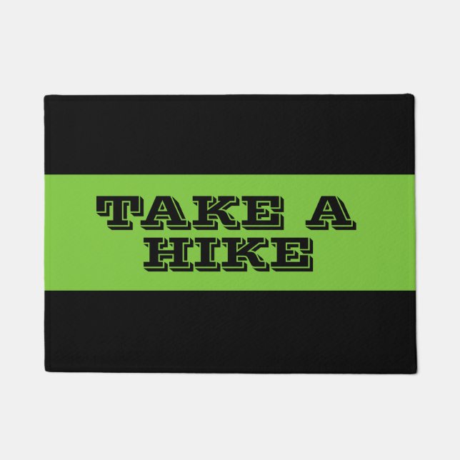 Felpudo Haga una excursión en una barca de puertas cruzada (Anverso)