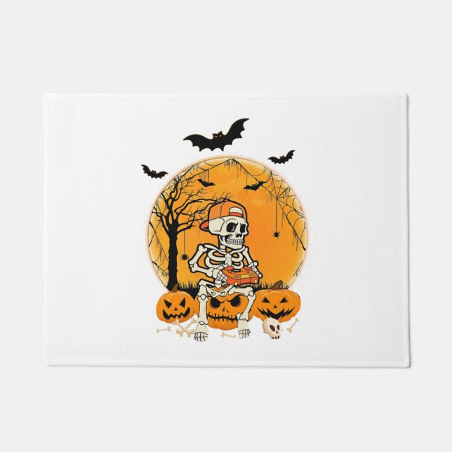 Felpudo Halloween BonePumpkin (Anverso)
