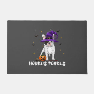 Felpudo Halloween Bulldog francés Bruja Honkus Ponkus