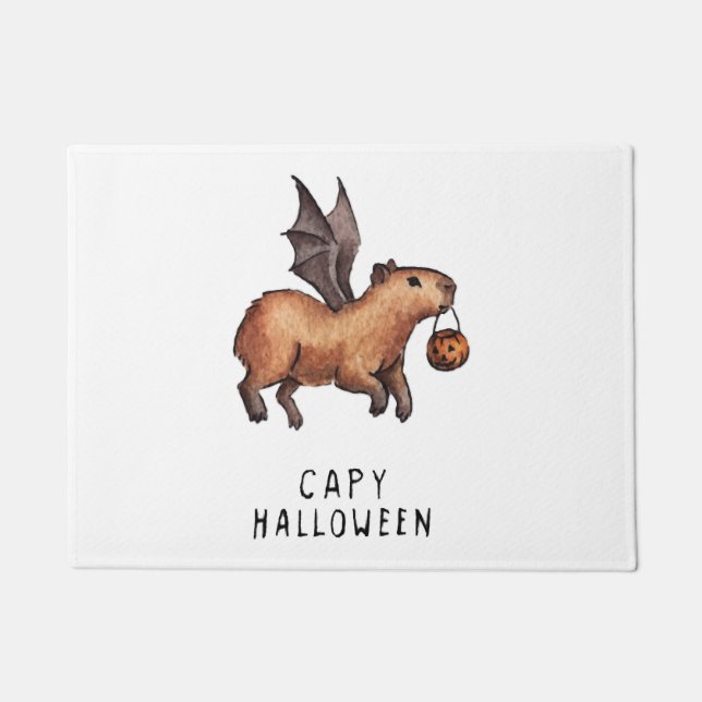 Felpudo Halloween Capybara (Anverso)