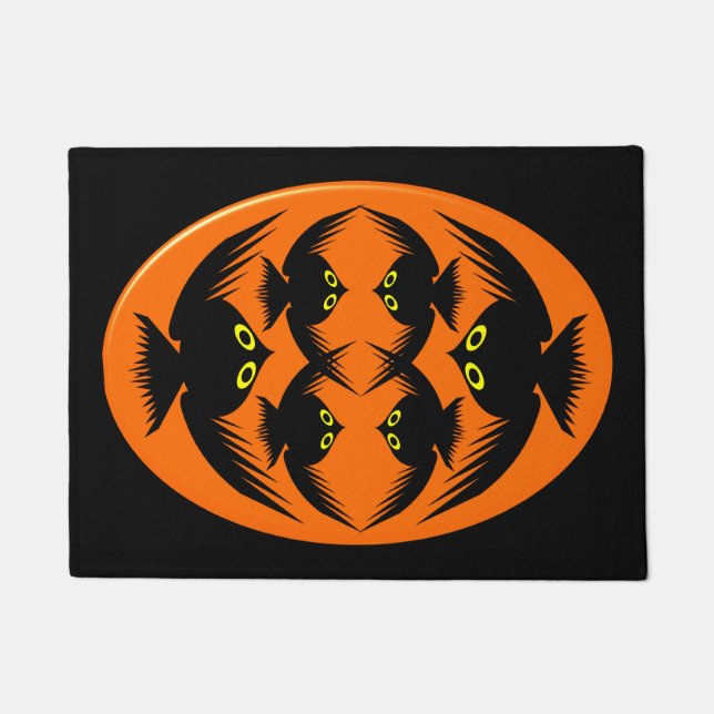 Felpudo Halloween Crows Doormat (Anverso)