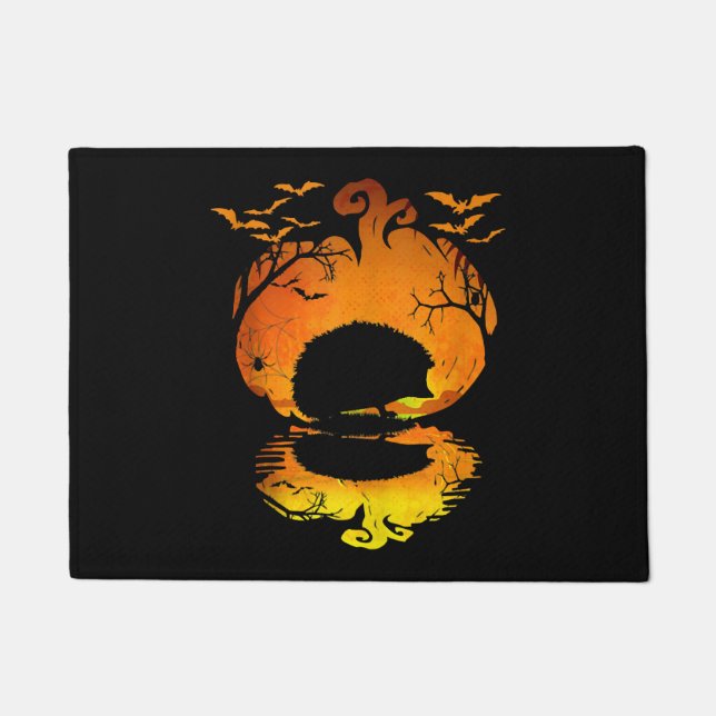 Felpudo Halloween de calabaza (Anverso)