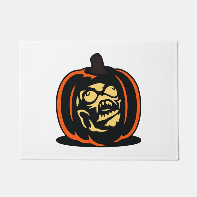 Felpudo Halloween de calabaza (Anverso)