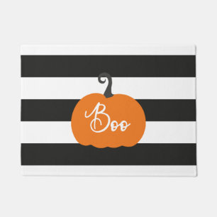 Felpudo Halloween de calabaza "boo"