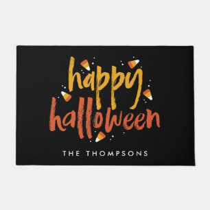 Felpudo Halloween de maíz dulce o truco