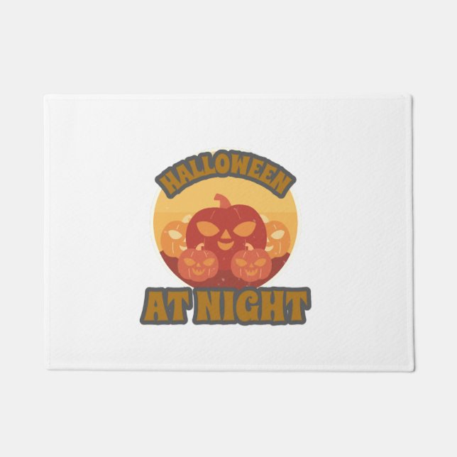 Felpudo Halloween De Noche (Anverso)