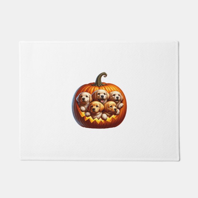 Felpudo Halloween de perro (Anverso)