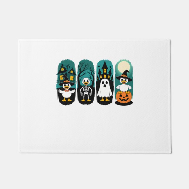 Felpudo Halloween de temporada de fantasía (Anverso)