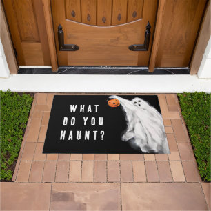Felpudo Halloween divertida