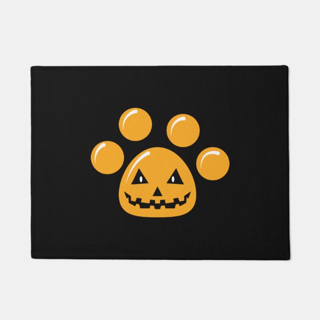 Felpudo Halloween Dog Paw (Anverso)