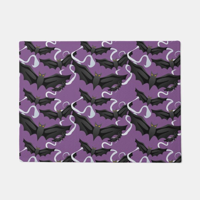 Felpudo Halloween Door Mat-Bats (Anverso)