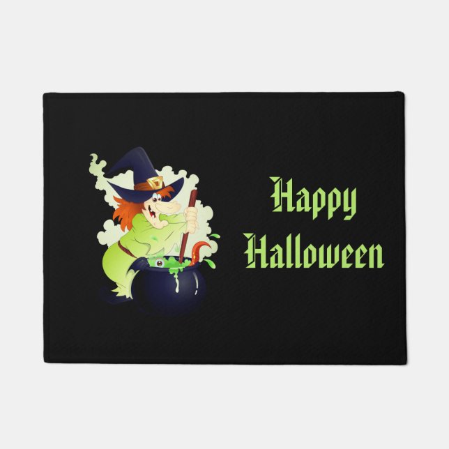 Felpudo Halloween Door Mat-Witch (Anverso)