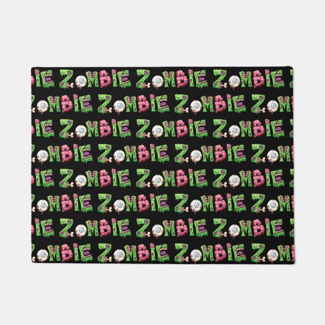 Felpudo Halloween Door Mat-Zombie (Anverso)