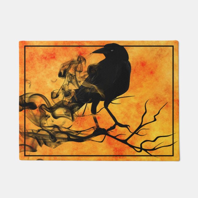 Felpudo Halloween Doormat-Raven (Anverso)