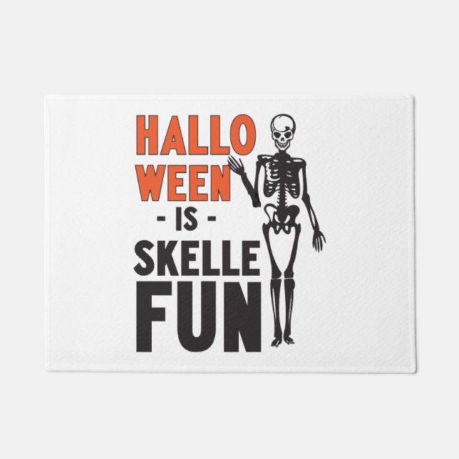 Felpudo Halloween es Skellefun (Anverso)