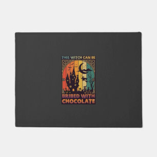 Felpudo Halloween Esta Bruja Puede Ser Sobornada Chocolate