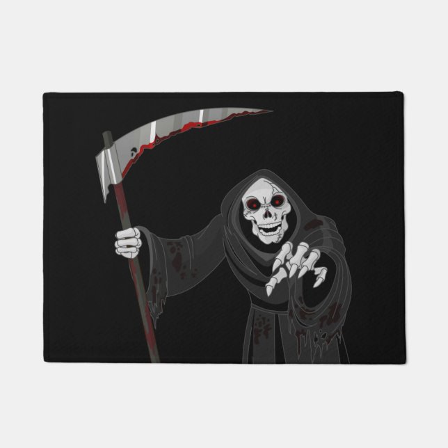 Felpudo Halloween Grim Reaper Door Mat (Anverso)