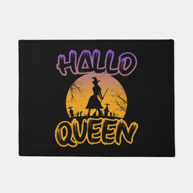 Felpudo Halloween Halloqueen (Anverso)