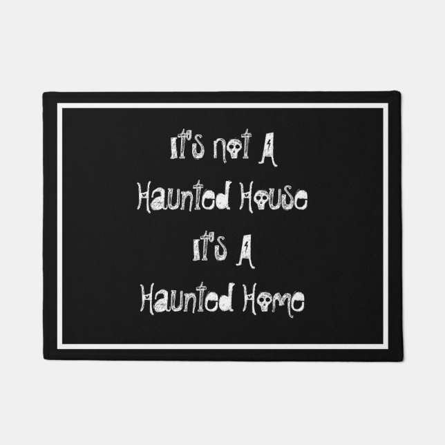 Felpudo Halloween Halloween Gótico espeluznante (Anverso)