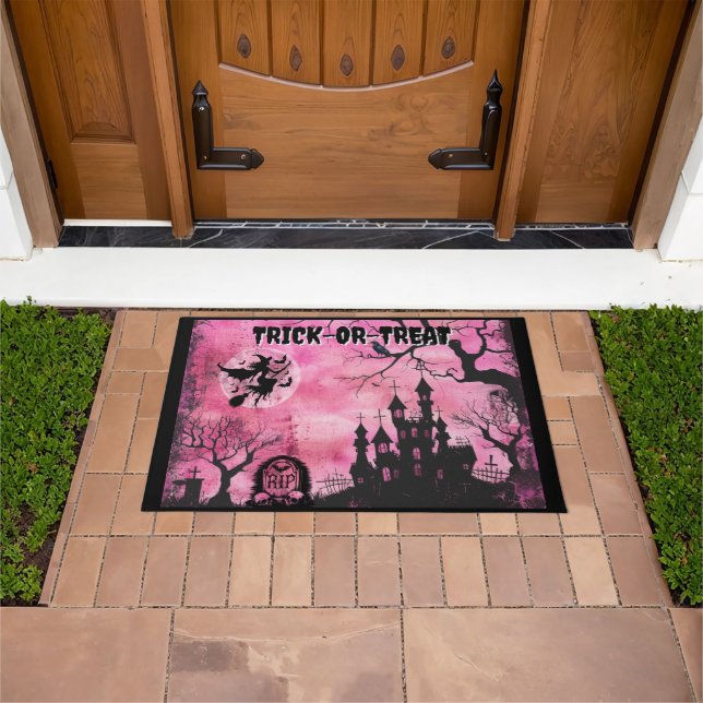 Felpudo Halloween Haunted House (Exterior)